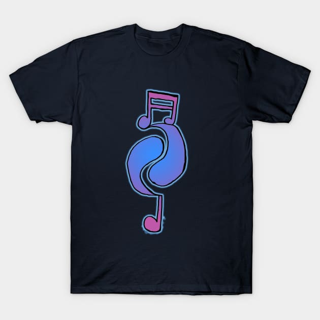 Flowing Music T-Shirt by IanWylie87